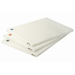 Planche  dcouper HMPE blanche avec code  450x330x20mm Planches  dcouper En plastique 70-20-43