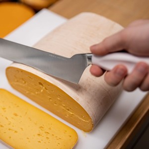 Couteau à Fromage à Pâte Mi-dure Professionnel, Blanc 210 mm Couteaux à fromage Norme HACCP 190021
