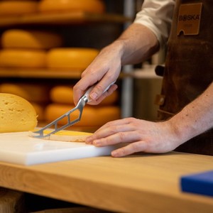 Couteau à fromage Polyvalent Professionnel, Blanc 140 mm Couteaux à fromage Norme HACCP 190023