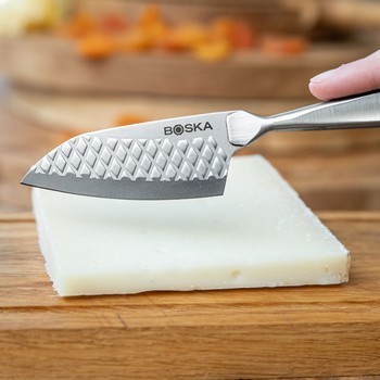 Couteau à Fromage à Pâte Mi-dure Professionnel, Noir 210 mm, BOSKA Food  Tools