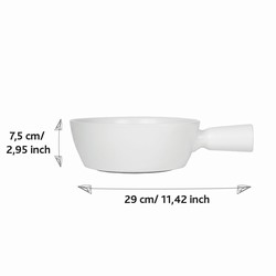 Caquelon  Fondue Bianco - 1,3 L