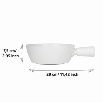 Caquelon  Fondue Bianco - 1,3 L Fondue Boska, matriel fromage 340026