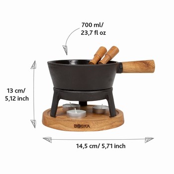 Set  Fondue Pro S - 700 ml Fondue Boska, matriel fromage 853547